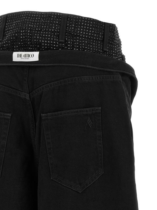 26FW 디 아티코 숏팬츠 TH340941BM BLACK - THE ATTICO