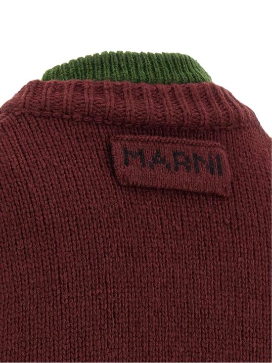 26FW 마르니 민소매 티셔츠 MA341288BM BURGUNDY - MARNI