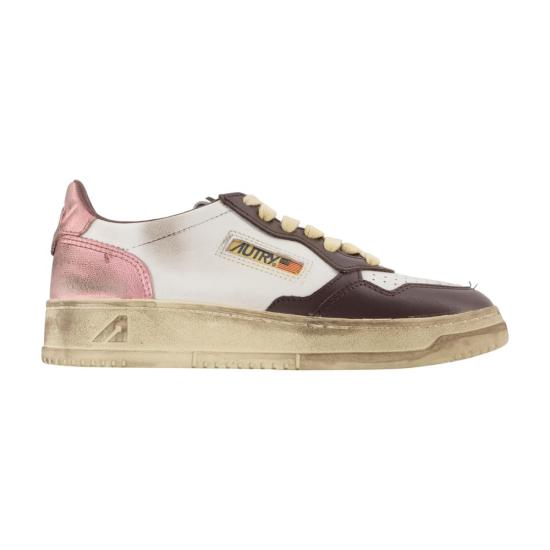 26FW 오트리 슈퍼 빈티지 메달리스트 로우 레더 스니커즈 AVLW SV62 MULTICOLOR
