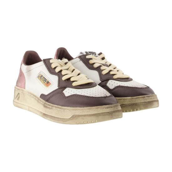 26FW 오트리 슈퍼 빈티지 메달리스트 로우 레더 스니커즈 AVLW SV62 MULTICOLOR - AUTRY