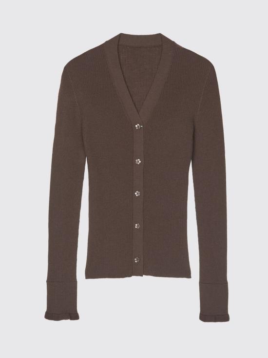26FW 세실리아 반센 스웨터 26KNI52003 Brown - CECILIE BAHNSEN