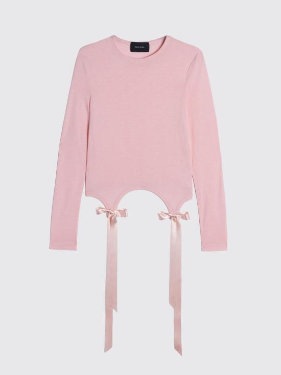 26FW 시몬로샤 반팔 티셔츠 53130571 SOFT Pink - SIMONE ROCHA