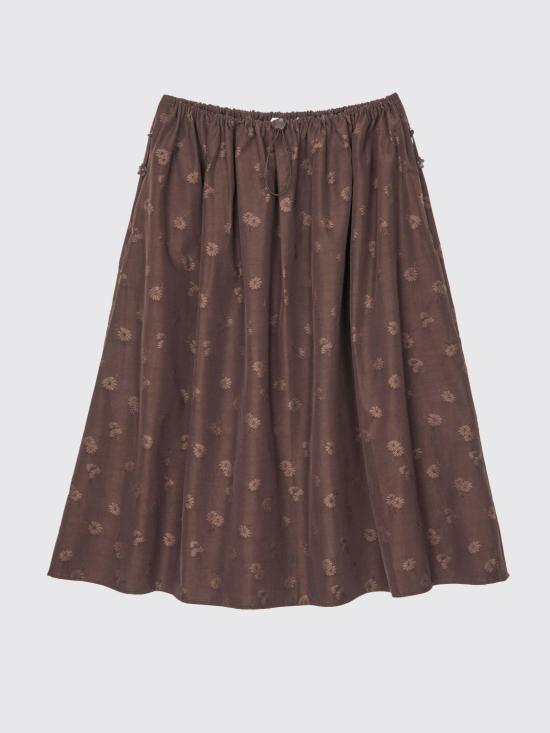 26FW 세실리아 반센 스커트 26RTW17016 Brown - CECILIE BAHNSEN