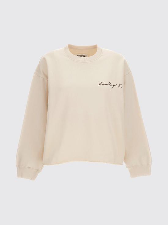 26FW MM6 메종마르지엘라 스웨터 S52GU0260M25025 103 White - MM6 MAISON MARGIELA