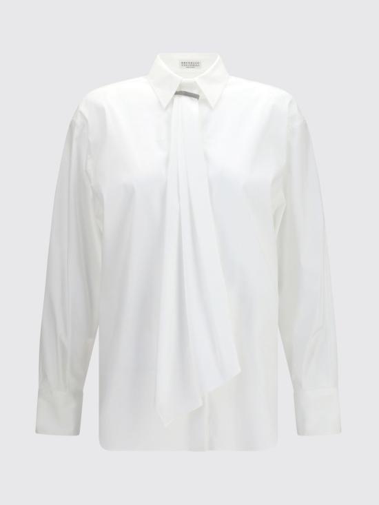 26FW 브루넬로 쿠치넬리 셔츠 MP091M2F06 C159 White - BRUNELLO CUCINELLI