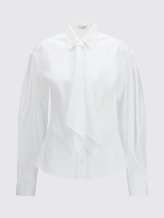 26FW 브루넬로 쿠치넬리 셔츠 MP091M3A46 C159 White - BRUNELLO CUCINELLI