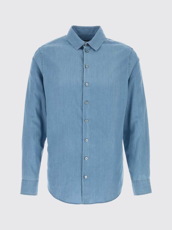 26FW 조르지오 아르마니 셔츠 GM001509AF15417 MB003 Blue - GIORGIO ARMANI