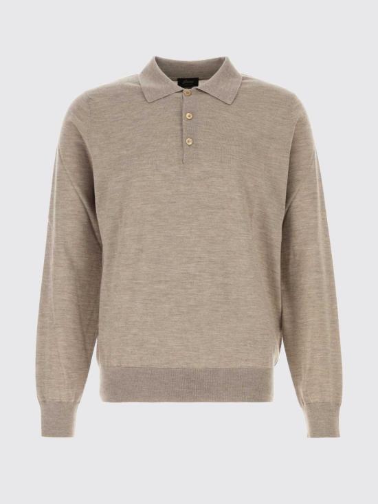 26FW 브리오니 폴로 티셔츠 UMR30LP1K82 9700 Beige - BRIONI