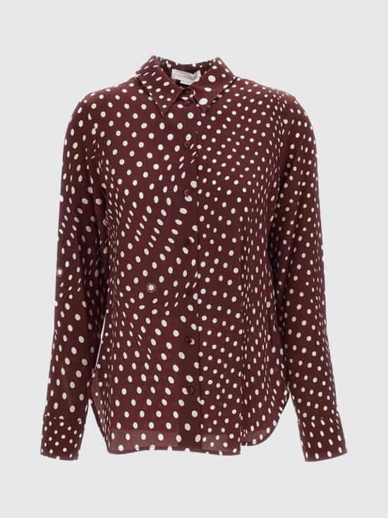 26FW 스텔라 맥카트니 셔츠 6200613IS217 6027 Burgundy - STELLA MCCARTNEY