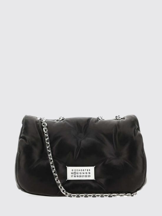 26FW 마르지엘라 글램 슬램 플랩 미디움 숄더백 S56WG0169P4300 T8013 Black