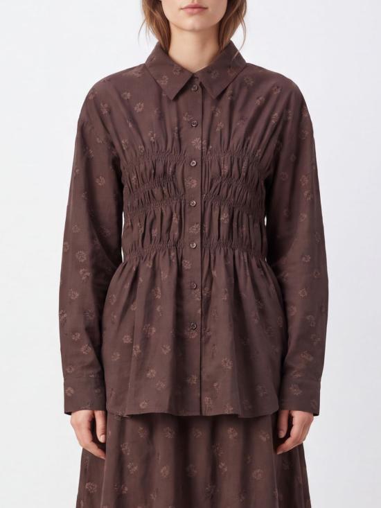 26FW 세실리아 반센 셔츠 26RTW12002 Brown