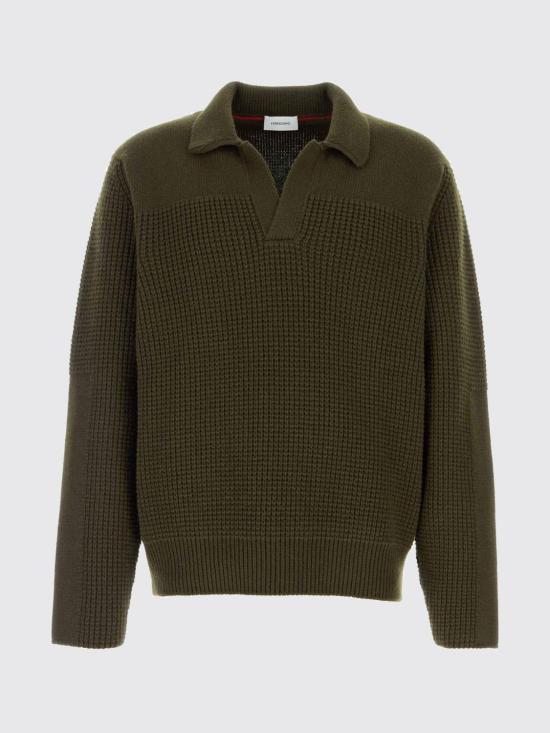 26FW 살바토레 페라가모 폴로 티셔츠 145786 796030 Olive - SALVATORE FERRAGAMO