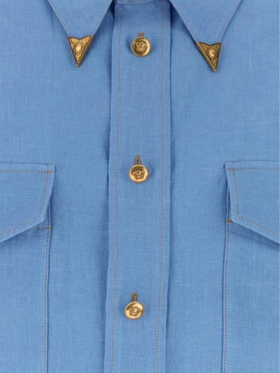 26FW 베르사체 셔츠 10256441A18546 1UR70 Blue - VERSACE
