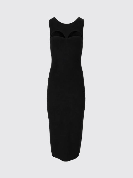 26FW 엘리자베타프랜치 롱 원피스 AM05B66E2 110 Black - ELISABETTA FRANCHI