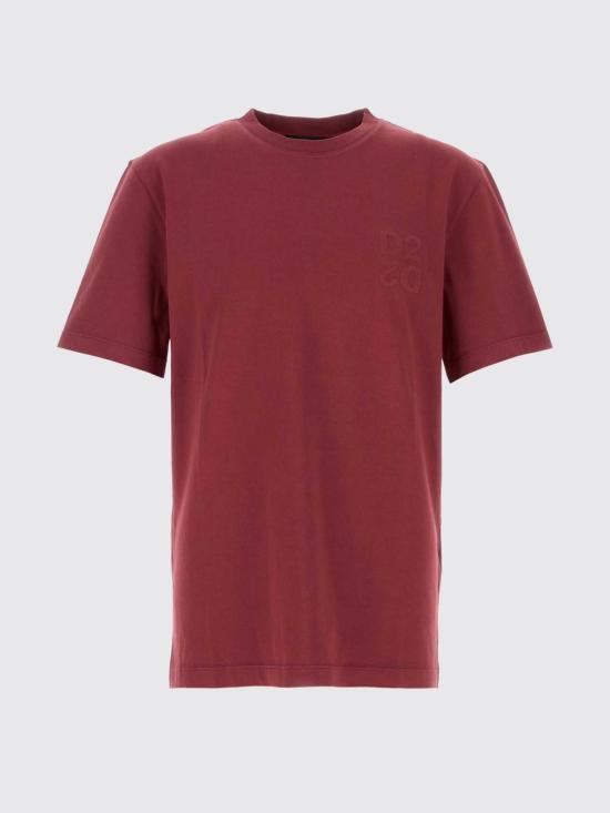 26FW 디스퀘어드2 반팔 티셔츠 S74GD1603D20049 259 Wine - DSQUARED2