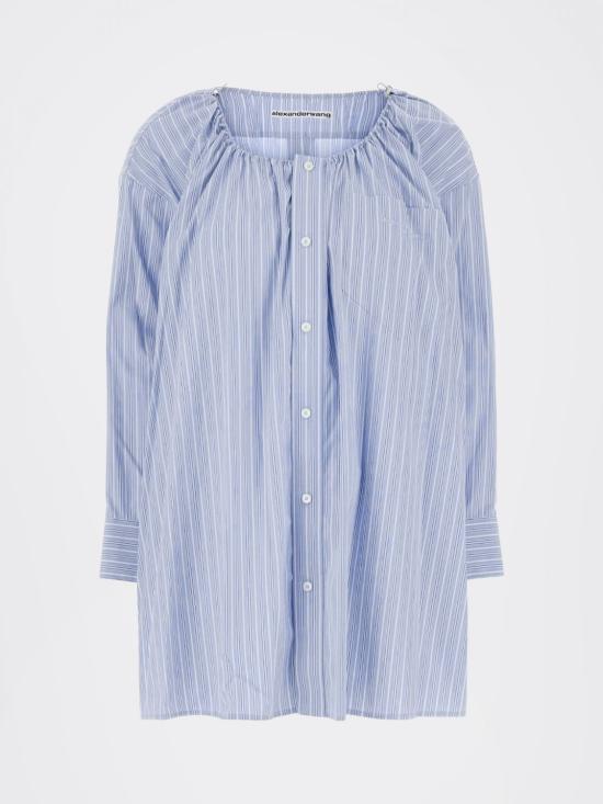 26FW 알렉산더 왕 롱 원피스 1WC3266074 458B Blue - ALEXANDER WANG