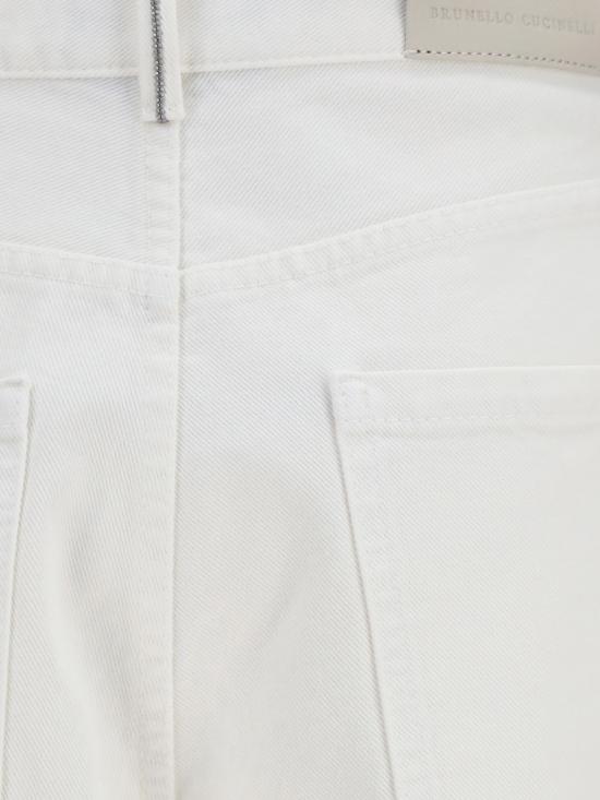 26FW 브루넬로 쿠치넬리 데님 팬츠 M0H81P4075 C1101 Ivory - BRUNELLO CUCINELLI