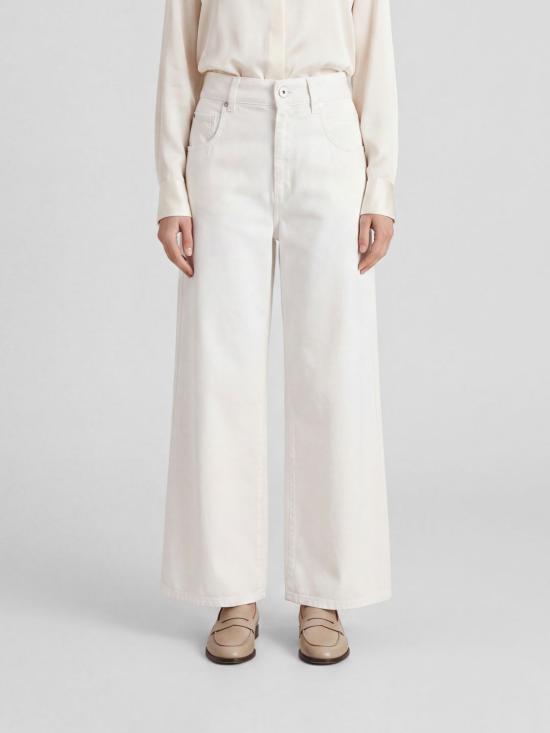 26FW 브루넬로 쿠치넬리 데님 팬츠 M0H81P4075 C1101 Ivory