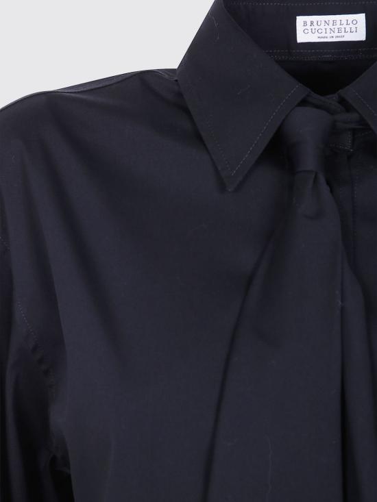 26FW 브루넬로 쿠치넬리 셔츠 M0091M3A56 C101 Black - BRUNELLO CUCINELLI