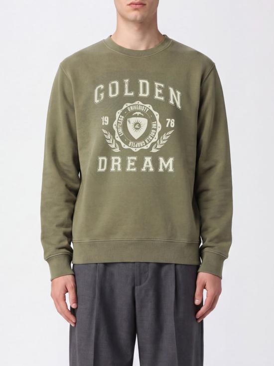 26FW 골든구스 긴팔 티셔츠 GMP01223P00263436109 Green