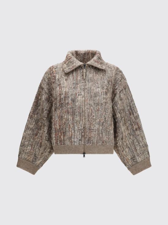 26FW 브루넬로 쿠치넬리 스웨터 MNLR08306P CZH24 Beige - BRUNELLO CUCINELLI