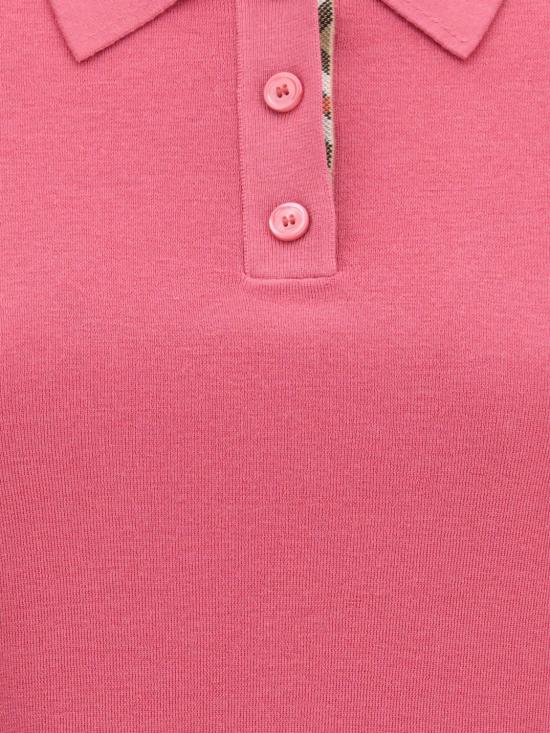 26FW 버버리 폴로 티셔츠 8127146 Pink - BURBERRY