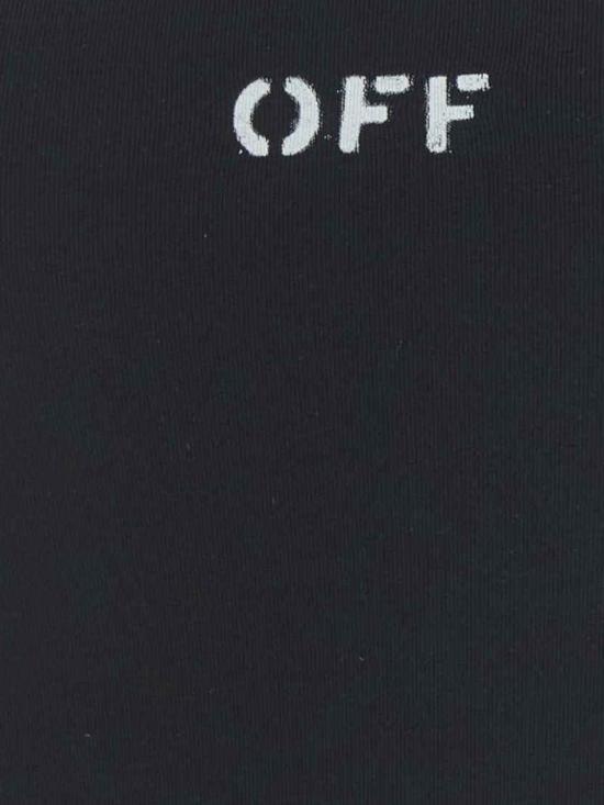 26FW 오프화이트 롱 원피스 2FU00632T W003 Black - OFF WHITE