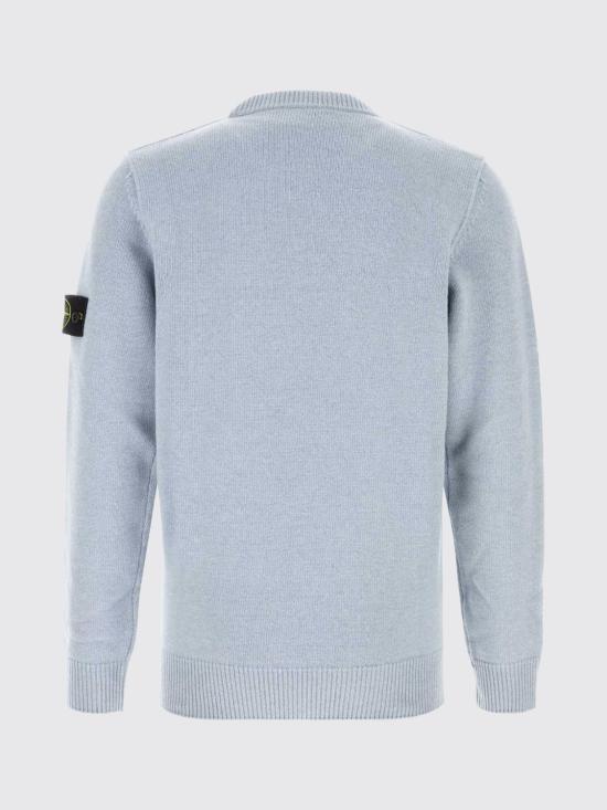26FW 스톤 아일랜드 램스울 립드 트림 레귤러 핏 크루넥 스웨터 5100072S00A3 V0049 Charcoal - STONE ISLAND