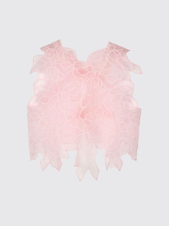 26FW 세실리아 반센 탑 26RTW11002 BLUSH Pink - CECILIE BAHNSEN