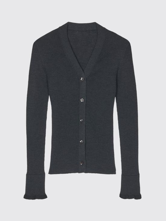 26FW 세실리아 반센 스웨터 26KNI52004 CHARCOAL Grey - CECILIE BAHNSEN