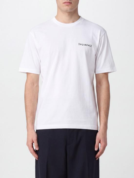 26FW 디스퀘어드2 반팔 티셔츠 S74GD1581D20033 100 White