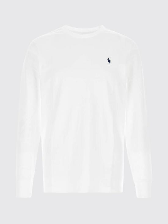 26FW 폴로 랄프로렌 긴팔 티셔츠 710671468 004 White - POLO RALPH LAUREN