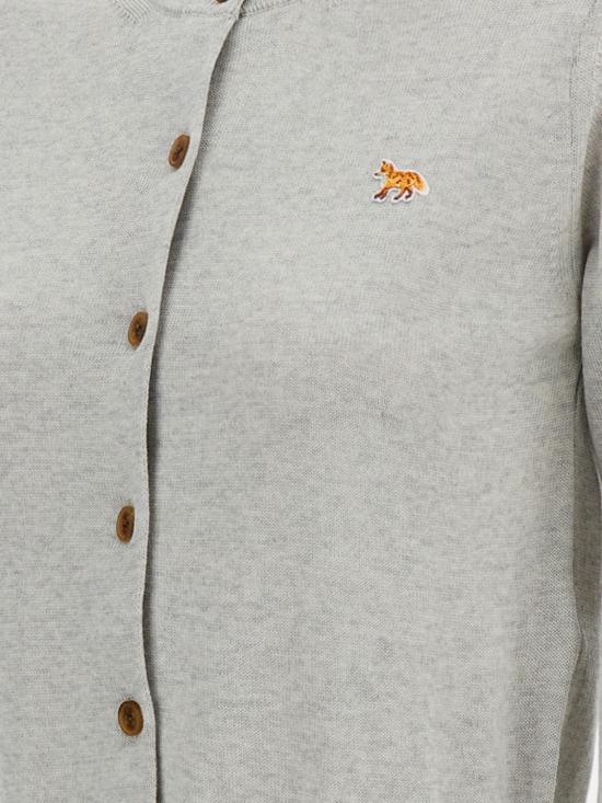26FW 메종키츠네 베이비 폭스 메리노 레귤러 가디건 PW00502KT1181 H120 Grey - MAISON KITSUNE