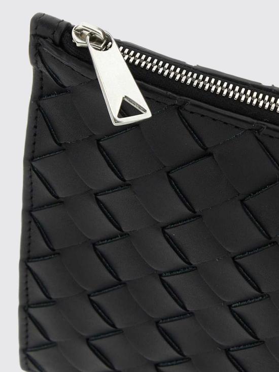 26FW 보테가베네타 인트레치아토 레더 벨트백 755569V1EC3 8803 Black - BOTTEGA VENETA
