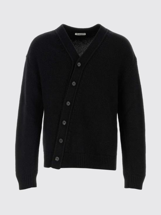 26FW 질샌더 스웨터 J22HP0054J14860 001 Black - JIL SANDER