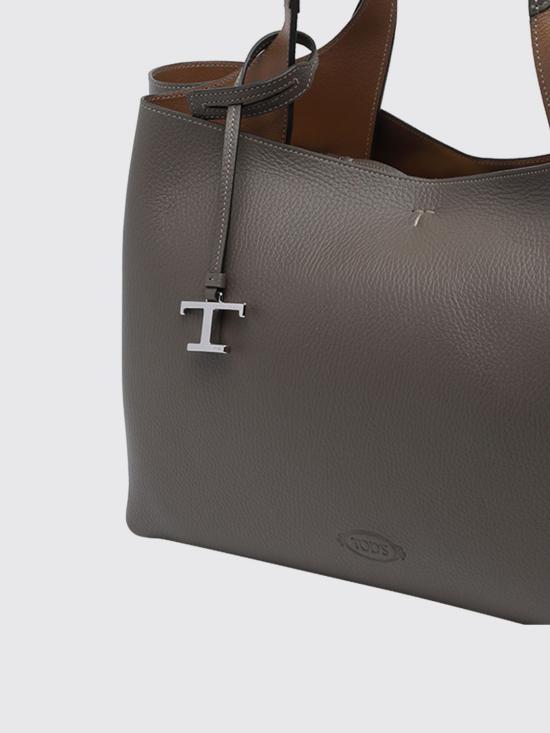 26FW 토즈 레더 백 미디움 XBWAPAF9300QRI 6L22 Grey - TODS