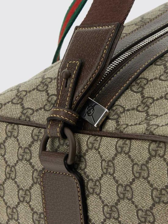 26FW 구찌 라지 더플백 스퀘어 웹 소프트 GG 수프림 758664FACK7 9768 Multicolor - GUCCI
