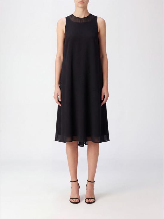 26FW 로테이트 롱 원피스 116621100 100 Black