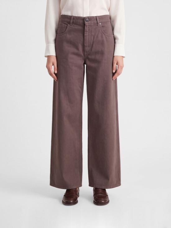 26FW 브루넬로 쿠치넬리 데님 팬츠 M0H81P4075 C832 Brown