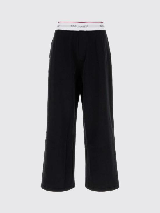 26FW 디스퀘어드2 스트레이트 팬츠 S74KB1152D25028 900 Black - DSQUARED2