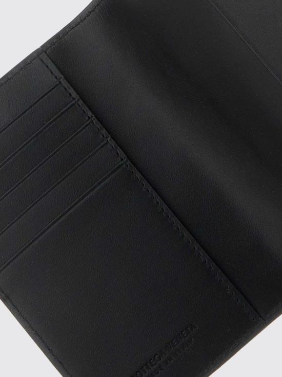 26FW 보테가베네타 인트레치아토 패스포트 케이스 749441VCPQ4 8803 Black - BOTTEGA VENETA