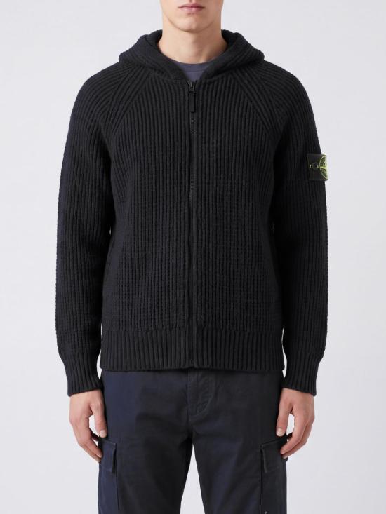 26FW 스톤 아일랜드 후드 티셔츠 5100005S0N17 V0029 Black