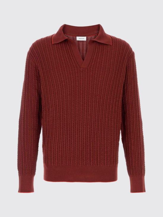 26FW 살바토레 페라가모 폴로 티셔츠 145776 795958 Red - SALVATORE FERRAGAMO