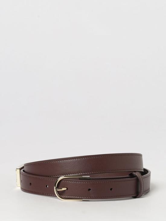 26FW 빅토리아 베컴 레귤러 벨트 B226AAC007525A DARK Burgundy