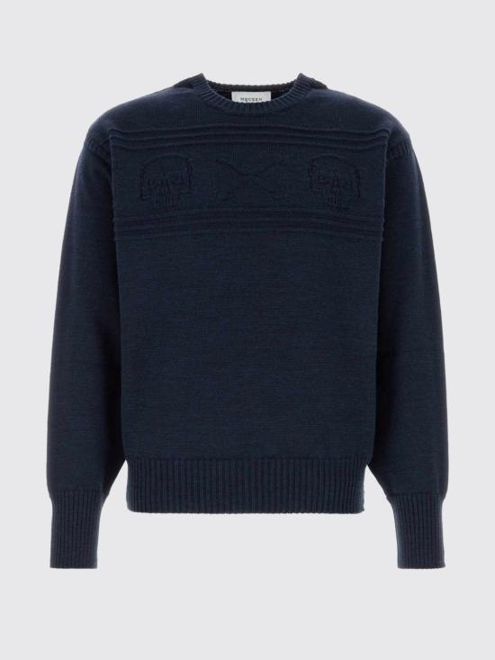 26FW 알렉산더 맥퀸 스웨터 875484Q1BHJ 4295 Indigo - ALEXANDER MCQUEEN