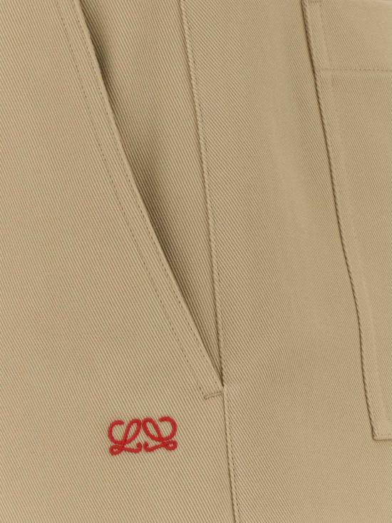 26FW 로에베 코튼 트라우저 코튼 트라우저 H526Y04X77 Beige - LOEWE