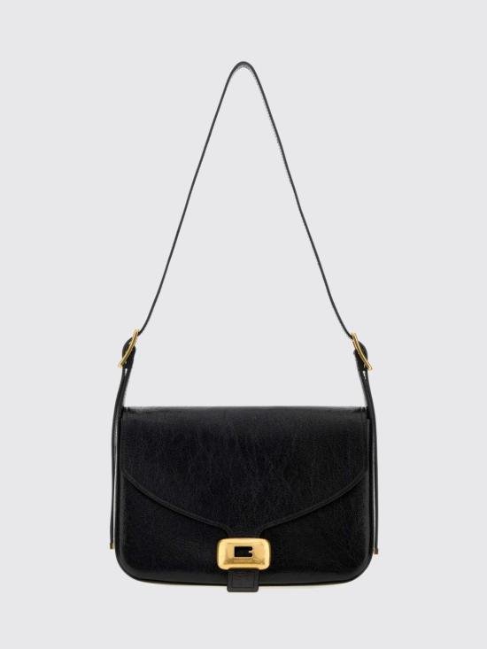 26FW 발렌시아가 클리카 숄더백 미디엄 램스킨 8686722ACLM 1000 Black