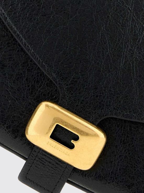 26FW 발렌시아가 클리카 숄더백 미디엄 램스킨 8686722ACLM 1000 Black - BALENCIAGA