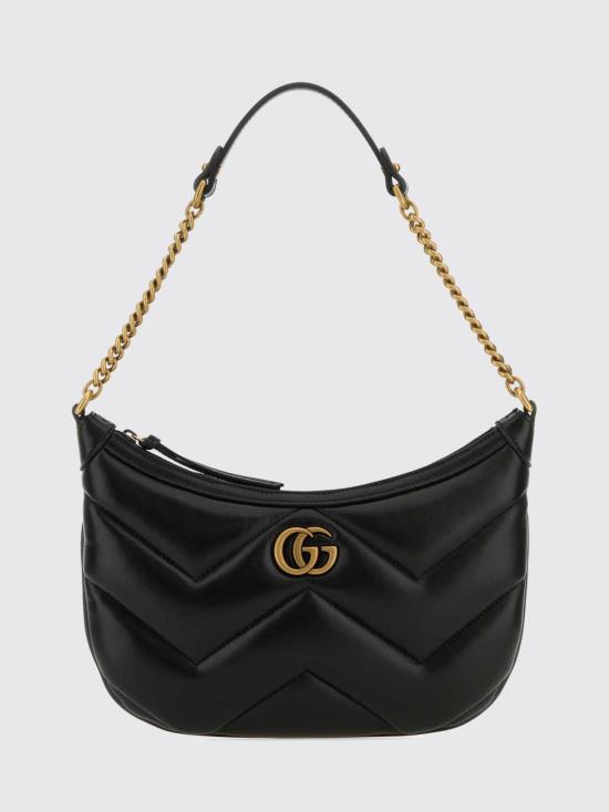 26FW 구찌 GG 마몽 스몰 숄더백 777263AAC74 1000 Black