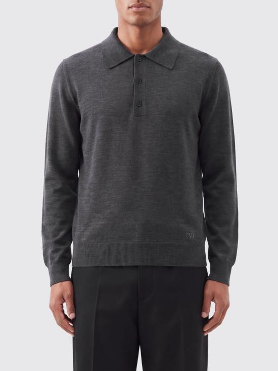 26FW 발렌티노 가라바니 폴로 티셔츠 KP04UBH9 081 Charcoal